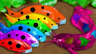 Top 5 Episodes Crocodiles Hunt Colorful Koi Catfish Primitive Cooking Eels  Stop Motion ASMR CoCo [upl. by Waynant]