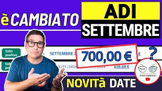 ASSEGNO DI INCLUSIONE ➜ SETTEMBRE NOVITà DATE PAGAMENTI INPS ADI LAVORAZIONI ESITI IMPORTI 700€ [upl. by Idram]