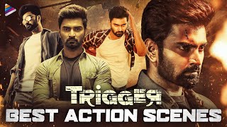 Trigger Telugu Movie Back To Back Action Scenes  Atharvaa  Tanya Ravichandran  Ghibran  TFN [upl. by Arag263]