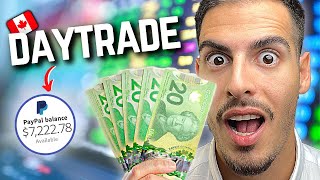 How to Start Day Trading in Canada in 2024 📈 Best Canadian Brokers Questrade Qtrade Wealthsimple [upl. by Naujit]