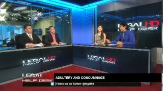 Legal Help Desk Episode 103 Adultery and Concubinage [upl. by Doll]