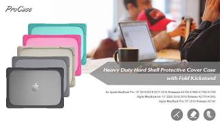 How to Install ProCase Heavy Duty Hard Shell Case for MacBook Air 13  Pro 13  Pro 16 [upl. by Leivad]