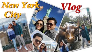 Exploring NewYork City  NYC Vlog  Sansha VLOG  Barsha Raut  Sanjog Koirala [upl. by Neoma]