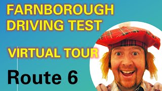 Farnborough driving test route 6 VR [upl. by Hsevahb]