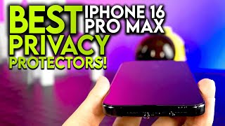 Top 5 Best iPhone 16 Pro Max Privacy Screen Protectors ✅ [upl. by Carder]