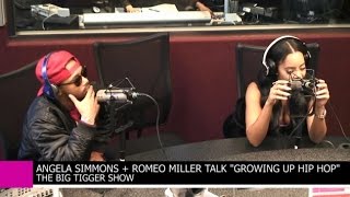 Angela Simmons  Romeo Miller On The Big Tigger Show [upl. by Rizika]