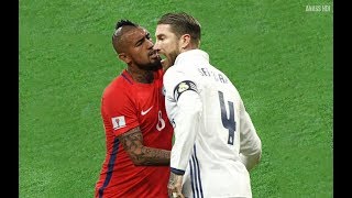 Arturo Vidal VS Sergio Ramos ● Bad Boys LETS FIGHT [upl. by Nagad38]