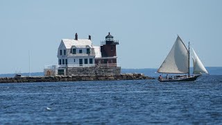 Rockland mariners launch new festival with 100yearold sloops races [upl. by Fretwell]