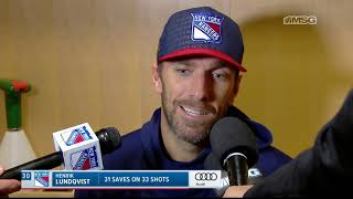 Henrik Lundqvist We Can Feel the Importance of Wins Already [upl. by Rebane14]