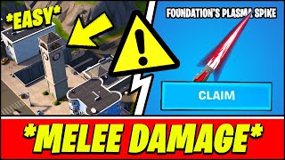 Deal Melee Damage to Opponents EASY GUIDE  Fortnite Foundation Quests [upl. by Ynohtn]