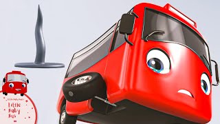 Bus Accidents Happen  Red Buster  Bus Cartoon  Fun Kids Cartoon Video [upl. by Puglia]