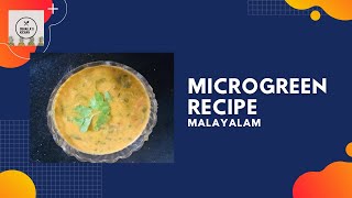 Microgreens Recipe In Malayalam Suhaila’s Kitchen [upl. by Player339]