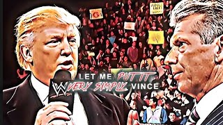 PRESIDENT TRUMP IN WWE🙄🔥 [upl. by Cornwall]