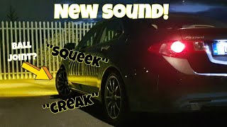 NEW SQUEEKING SOUND CREAKING NOISE WHEN TURNING STEERING WHEEL STATIONARY [upl. by Enomal170]