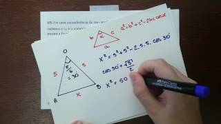 Questão 65 Barro Branco 2016 Matemática  APMBB  Triângulos  HumExatas 13 [upl. by Esekram]