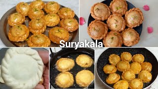 Suryakala  Special Diwali Sweet Suryakala with homemade Instant Mava as filling  Sweet Recipe [upl. by Ahsauqram]