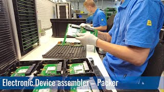 Electronic Device Assembly amp Packing Process From Start To Finish [upl. by Donatelli]