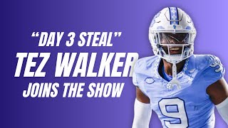 SPEEDSTER WR Tez Walker joins the show  Did the Ravens get a steal [upl. by Ahsinna]