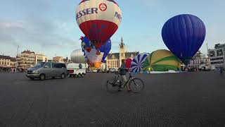 Ballons Vredefeesten SintNiklaas 2017 zaterdagmorgen [upl. by Azaria]