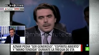 Maldita Hemeroteca a Aznar sobre ETA [upl. by Rosemare]