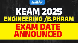 KEAM 2025  Engg  BPharm Exam date Announced [upl. by Dayna]