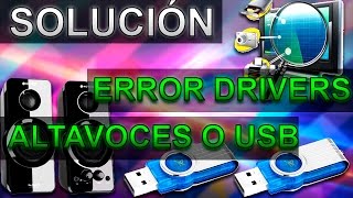 Solución Drivers mi PC no reconoce USBAudioAltavoces [upl. by Nur]