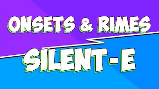 Onsets and Rimes  Set 5  Silent E  Jack Hartmann [upl. by Naihtniroc]