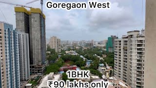 1BHK ₹90 lakhs only Goregaon West Limited time offer Dont miss out Call on 9819976854 [upl. by Cleave]