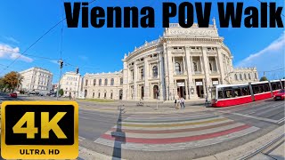 Vienna 4K POV Walk  Burgtheater  August 2024 [upl. by Abil]