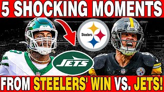 Breaking News 5 Surprising Moments from Steelers’ Victory Over Jets [upl. by Husein]