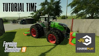 Courseplay 6 Tutorial  Leveling and Compacting  Farming Simulator 19 [upl. by Danyelle295]