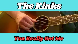 The Kinks  You Really Got Me  Fingerstyle Guitar [upl. by Keifer]