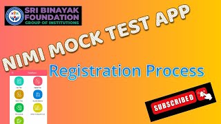 NIMI MOCK TEST APP DEMO  REGISTRATION PROCESS  CHHANDAR PVT ITI [upl. by Letsirhc261]