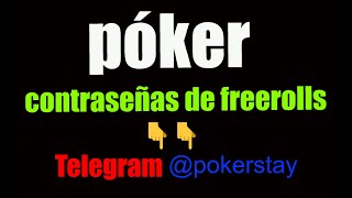 Póker  contraseñas de freerolls [upl. by Adnuahsar]