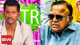 Show who is Tamilrockers   Radha Ravi Demands Vishal [upl. by Asilav]