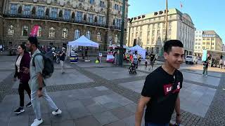 Hamburg September 2024  Germany  Walking Tour in The City Hamburg  4K [upl. by Brom]