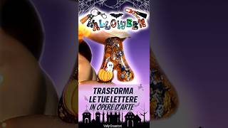 💫 Portachiavi Horror Fai da Te 🎃 Creiamo Lettere di Halloween in Resina 🎃 resinauv keychain [upl. by Kath]