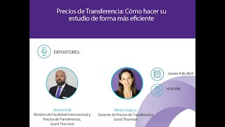 Precios de Transferencia Cómo hacer su estudio de forma más eficiente [upl. by Annadroj]