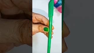 Waste Pen Craft ideas  Old pen craft shorts diy sristiartandcraftsyoutubeshorts [upl. by Socrates]