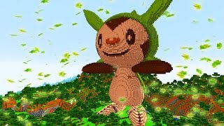 MINECRAFT VS POKEMON GO  GIGA CHESPIN VS REZENDEEVIL [upl. by Urson]