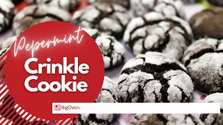 Festive Peppermint Crinkle Cookies [upl. by Ulane807]