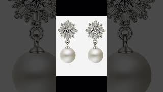 silver pearls earringviral short💫💫👌🏻💫💫 [upl. by Ban]