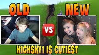 Old H1ghSky1 vs NEW H1ghSky1 This Kid So Good  Fortnite Compilation [upl. by Lecrad927]