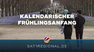 Kalendarischer Frühlingsanfang Niedersachsen genießen Sonne und milde Temperaturen [upl. by Nylteak]