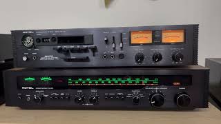 Rotel RD12F cassette deck Rotel RX602 receiver [upl. by Sarine]