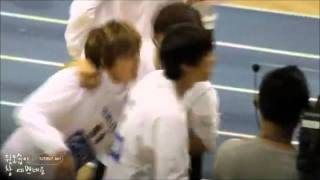 120109 mbc idol athletics championships  infinite after their win [upl. by Yrocej]