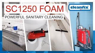 SC1250 Foam  Powerful sanitary cleaning  Cleanfix [upl. by Bernj60]