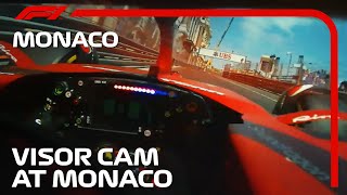 Visor Cam At Monaco With Charles Leclerc  2022 Monaco Grand Prix [upl. by Hung486]