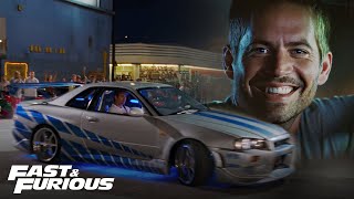 3 Intense Brian OConnor Races  Fast amp Furious [upl. by Cleodell]