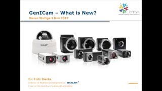 The GenICam Standard  VISION show 2012 [upl. by Pamelina682]